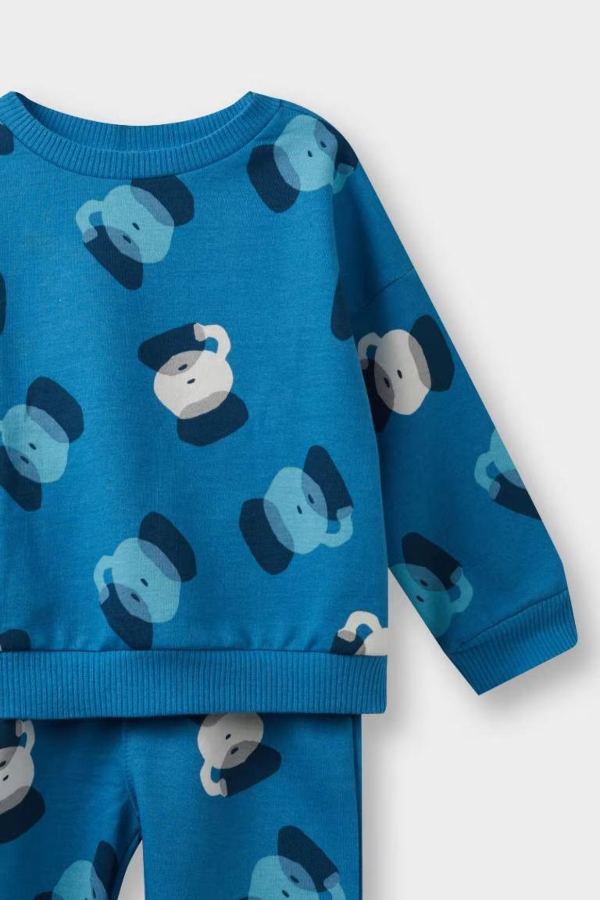 Resim Defacto Erkek Bebek  Sweat Takım F0214A5/BE535