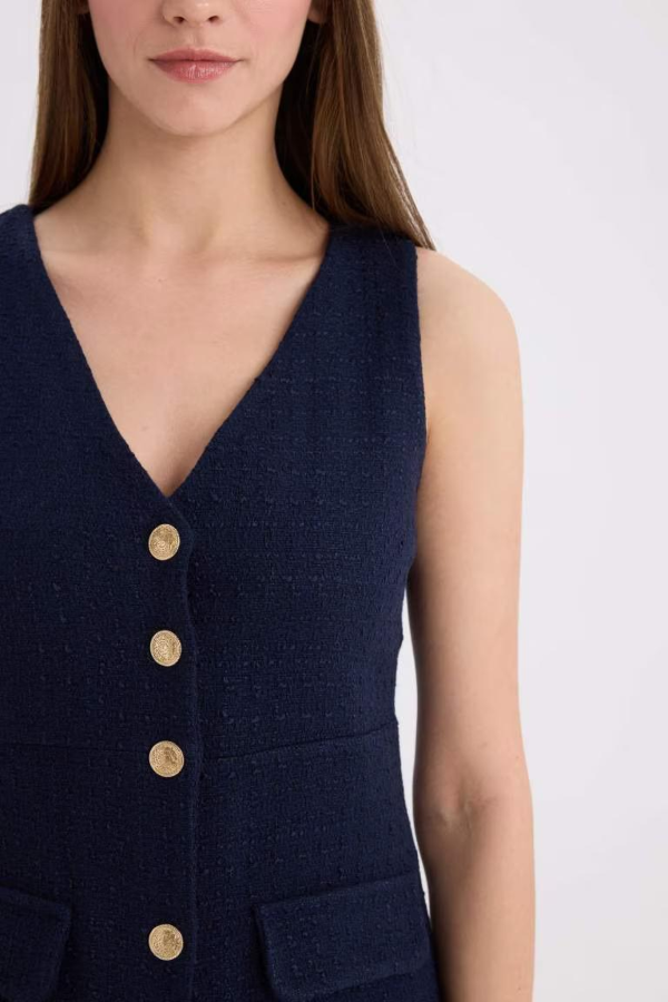 Resim Defacto Kadın Kısa Kol Elbise C1792AX/NV235