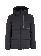 Resim Mavi Kapüşonlu Erkek Mont M0110463-900