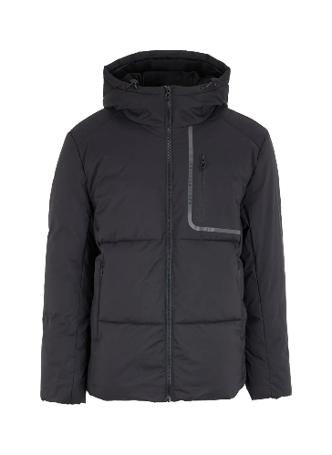 Resim Mavi Kapüşonlu Erkek Mont M0110463-900