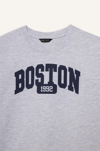 Resim Defacto Erkek Çocuk T-shirt G7154A8/GR400