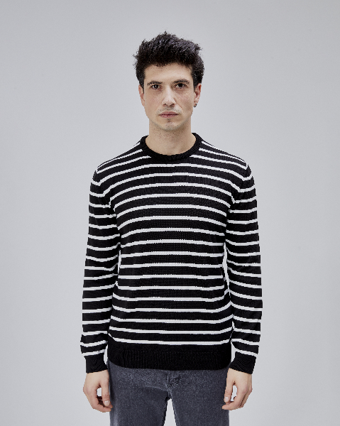 Resim Paul&More Erkek Triko Kazak K-16443 O Yaka