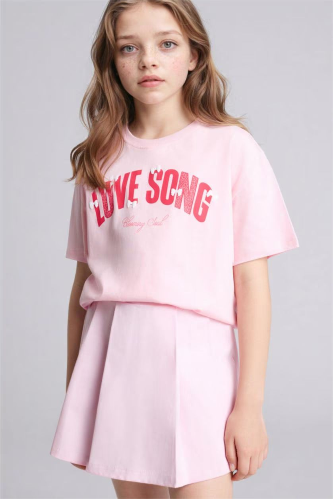 Resim Defacto Kız Çocuk T-shirt G1776A8/PN637