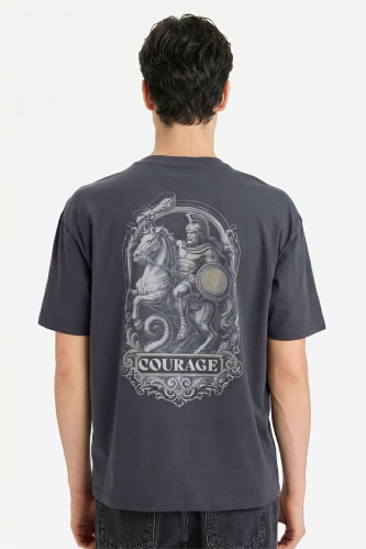 Resim Defacto Erkek T-shirt G0458AX/AR191