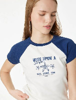 Resim Koton Kadın T-shirt 6SAL10064IK