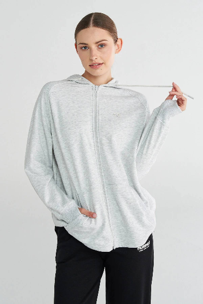 Resim Hummel Hml Frans Zip Hoodie Kadın Ceket 922398-9098