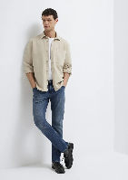 Resim Mavi Marcus Erkek Jean Pantolon M00351A1727