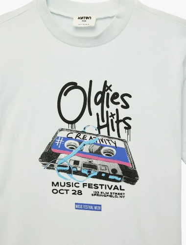 Resim Koton Erkek Çocuk T-shirt 6SKB10078TK