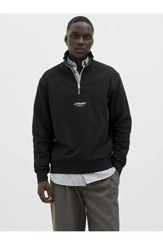 Resim Jack & Jones Jjesoho Sweat Quarter Zip Hn Noos Erkek Sweat 12278793