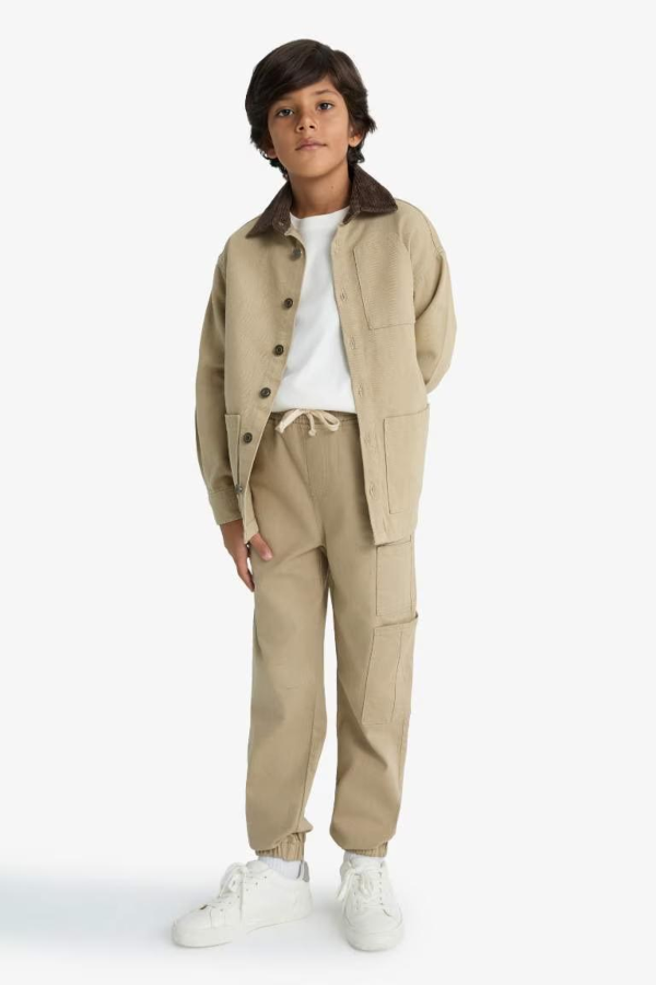 Resim Defacto Erkek Çocuk  Kanvas Pantolon F2102A8/BG405