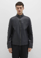 Resim Mavi Erkek Deri Mont M0110634-71379