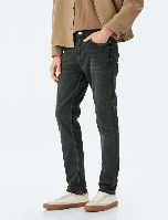 Resim Koton Brad Slim Erkek Jean Pantolon 5Sam40053Id