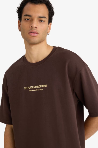 Resim Defacto Erkek T-shirt F8097AX/BN192