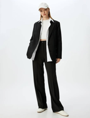 Resim Koton Kadın Kanvas Pantolon 5SAL40015IK