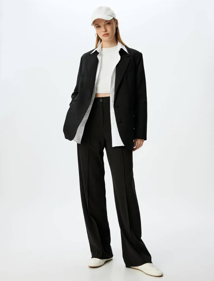 Resim Koton Kadın Kanvas Pantolon 5SAL40015IK