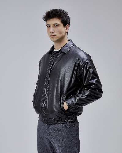 Resim Yenikoza Erkek Deri Mont ve Ceket