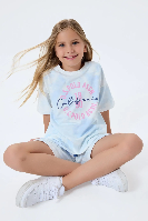 Resim U.S. Polo Assn Kids Kız Çocuk Şort Takım Us2514-4