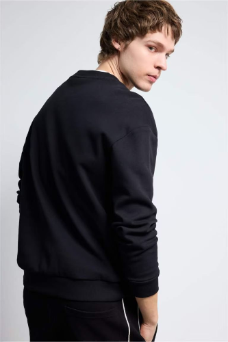 Resim Defacto Erkek Sweat E1519AX/BK81