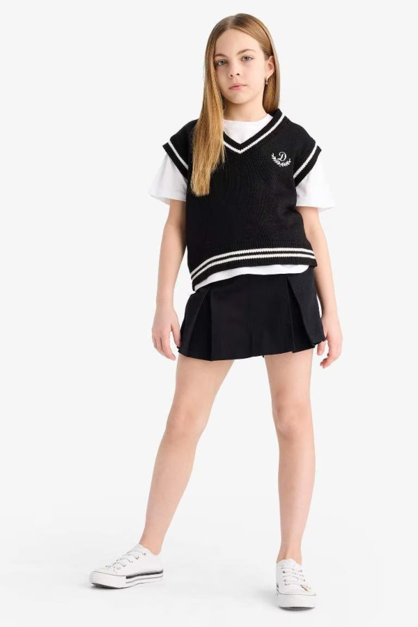 Resim Defacto Kız Çocuk  Süeter C6925A8/BK27