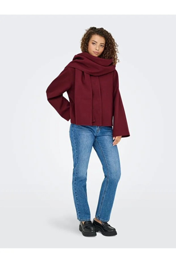 Resim Only Onlelba Life Scarf Jacket Cc Otw Kadın Kaban 15348931
