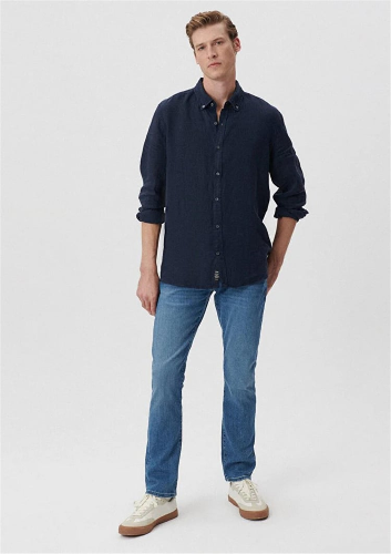 Resim Mavi Marcus Erkek Jean Pantolon M0035183710