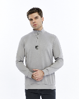 Resim Paul&More Yarım Fermuar Erkek Sweat 200 Yarım Fermuar