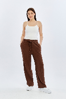 Resim Viole&More Kadın Kanvas Pantolon Yk10 Müslin