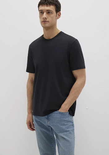 Resim Mavi Kısa Kol Erkek T-Shirt M066483-900