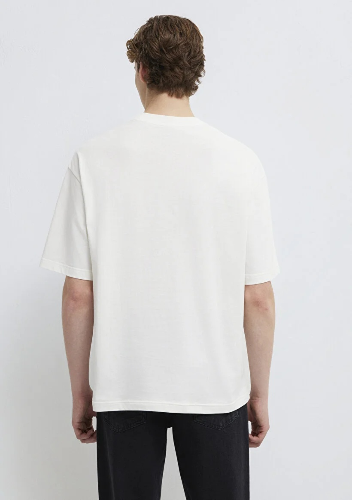 Resim Mavi Erkek T-shirt M0613178-70057