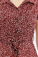 Resim Viole&More Kadın Elbise 8375-Kadın Çıtır Desenli Düğmeli