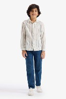 Resim Defacto Erkek Çocuk Uzun Kol Gömlek G6985A8/ER99