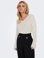 Resim Only Onlgeena L/S V-Neck Knt Noos Kadın Kazak 15340862