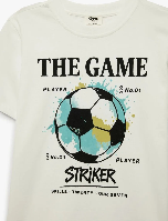 Resim Koton Erkek Çocuk T-shirt 6SKB10514TK