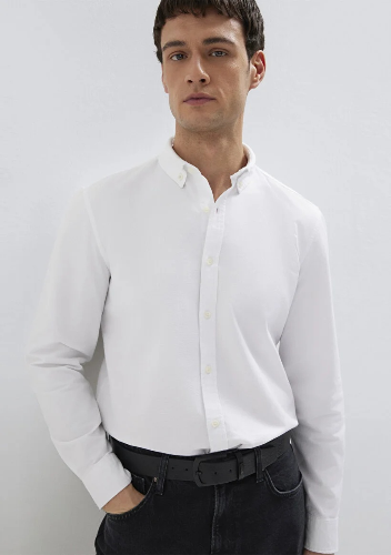 Resim Mavi Erkek Uzun Kol Gömlek M0211199-620