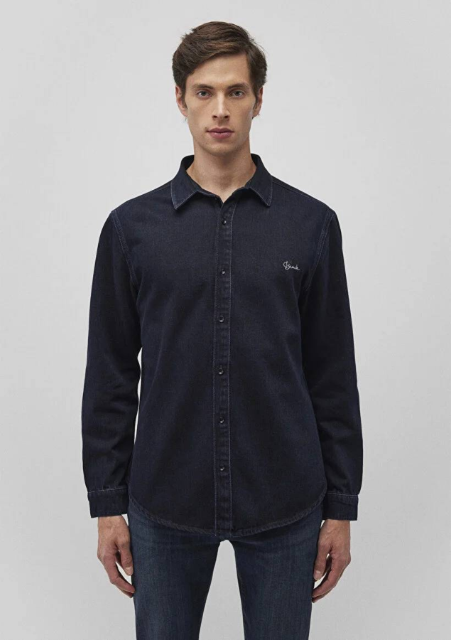 Resim Mavi Roy Ink Erkek Gömlek M0210496-85224