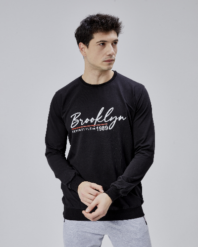 Resim Paul&More Erkek Sweat Brooklyn 0 Yaka 2 İp