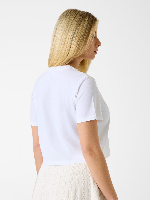 Resim Guess Athleisure  Kadın  T-shirt V6GI13K2980-G011 Habı Boxy Cn T-Shırt