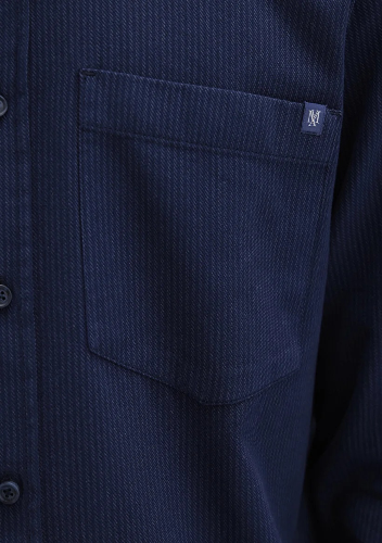 Resim Mavi Erkek Uzun Kol Gömlek M0211775-91324