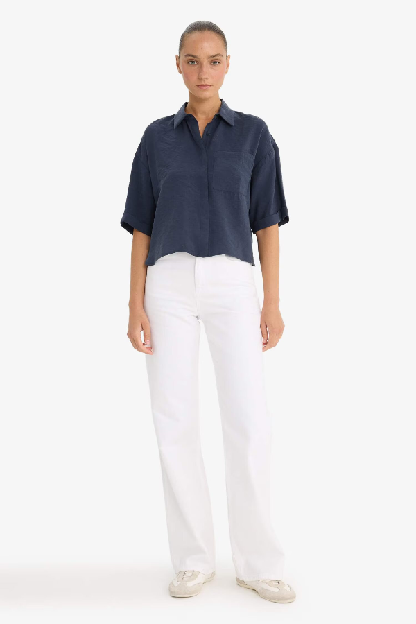 Resim Defacto Kadın Gömlek F9331AX/NV256