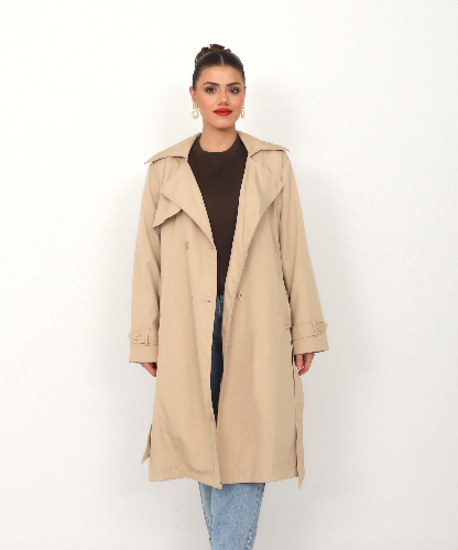 Resim Yenikoza Kadın Pardesü / Trençkot