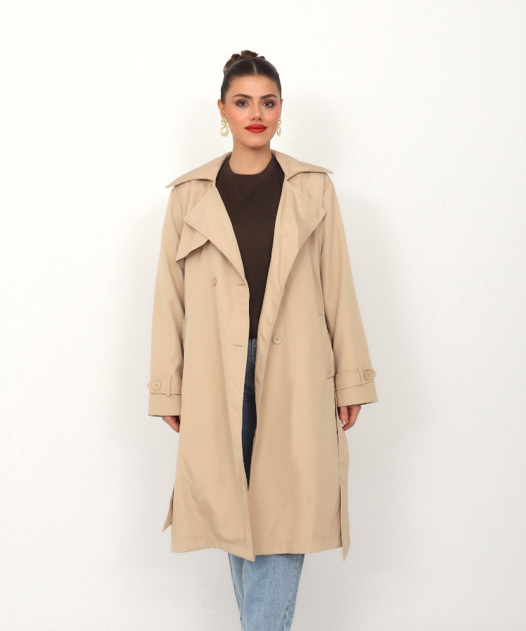 Resim Yenikoza Kadın Pardesü / Trençkot