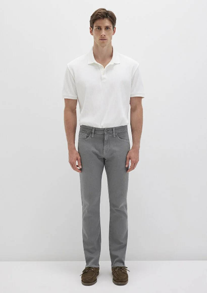 Resim Mavi Martin Pewter Erkek Kanvas Pantolon M0037831022