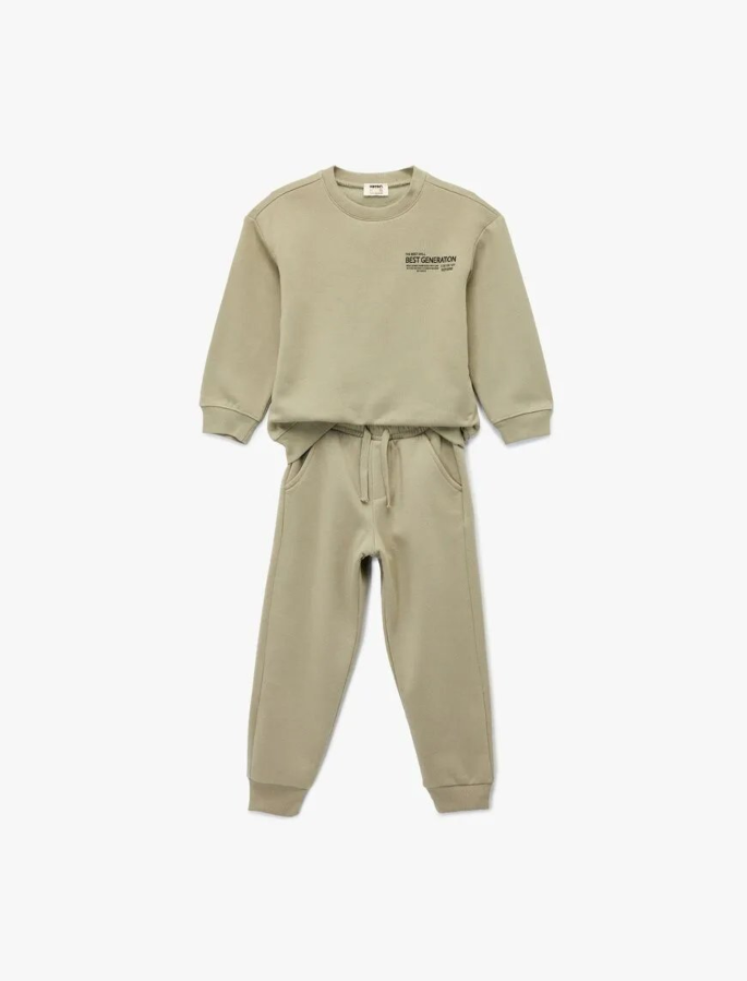 Resim Koton Erkek Çocuk Eşofman Takım 6WKB10049TK