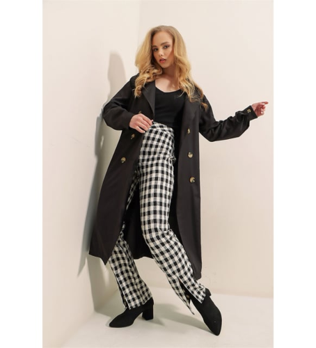 Resim Yenikoza Kadın Pardesü  Trençkot