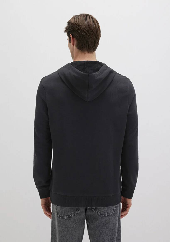 Resim Mavi Logo Kapüşonlu Erkek Sweat M065606-900