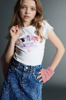 Resim Defacto Kız Çocuk T-shirt H3843A8/ER105