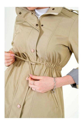 Resim Yenikoza Kadın Pardesü / Trençkot