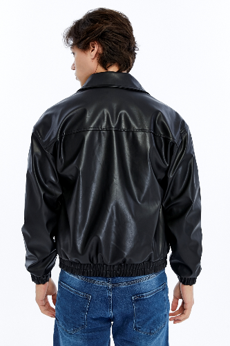 Resim Trender Erkek Deri Mont ve Ceket