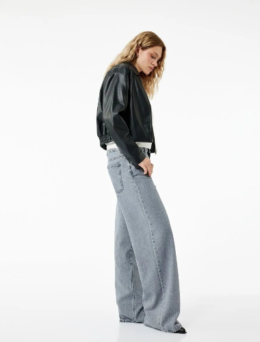 Resim Koton Kadın Jean Pantolon 6WAL40186MD