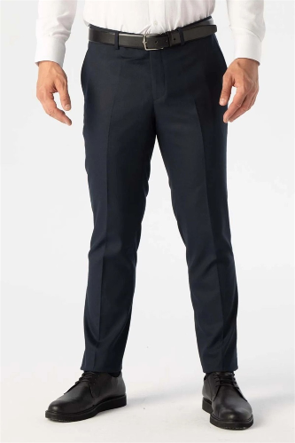 Resim TK1000400442 Erkek Regular 4 Drop Düz Takım Elbise 4 Drop